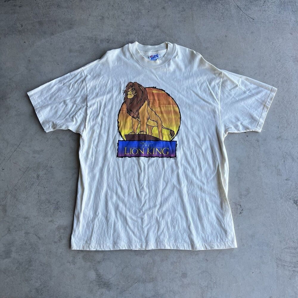 Vintage 90’s Disney The Lion King Official Movie Promo Single Stitch T-shirt XL